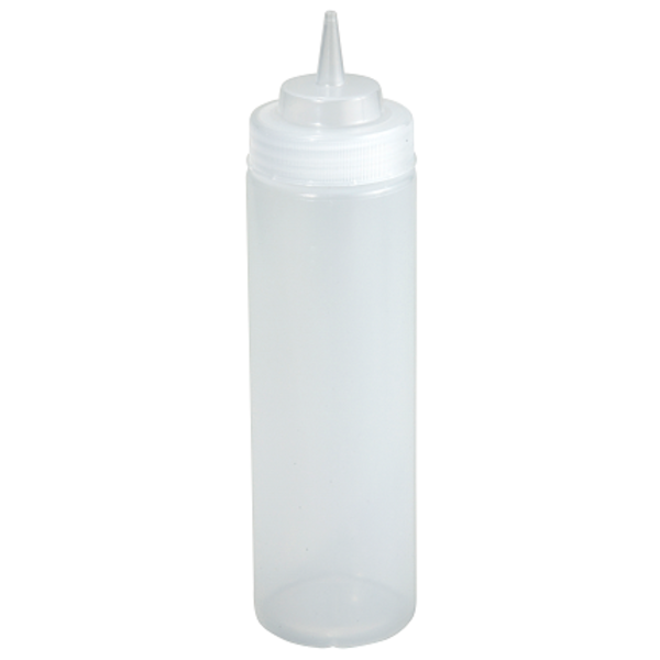 Winco Winco 32 oz. Wide Mouth Clear Squeeze Bottle, PK6 PSW-32